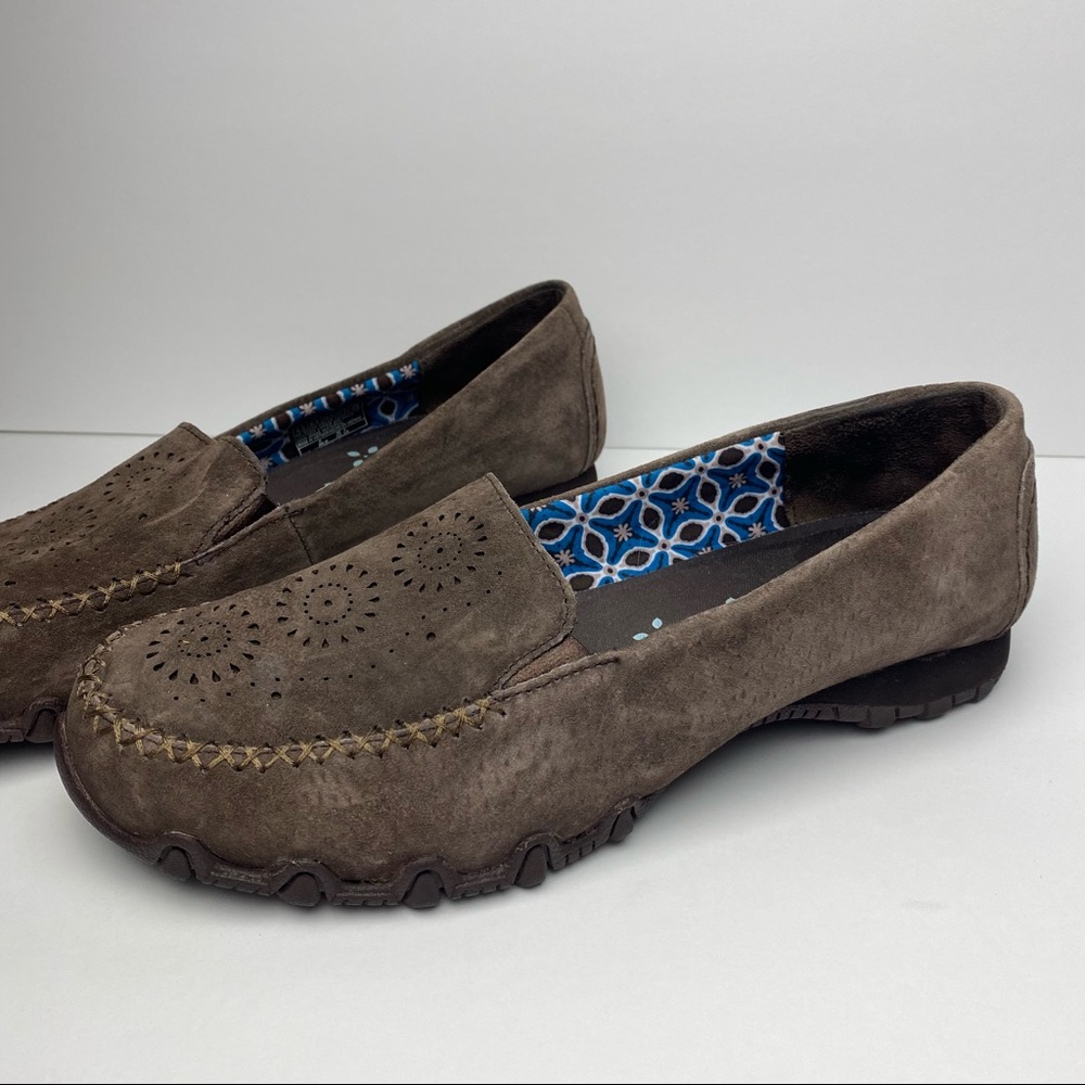 Skechers Brown Suede Loafers